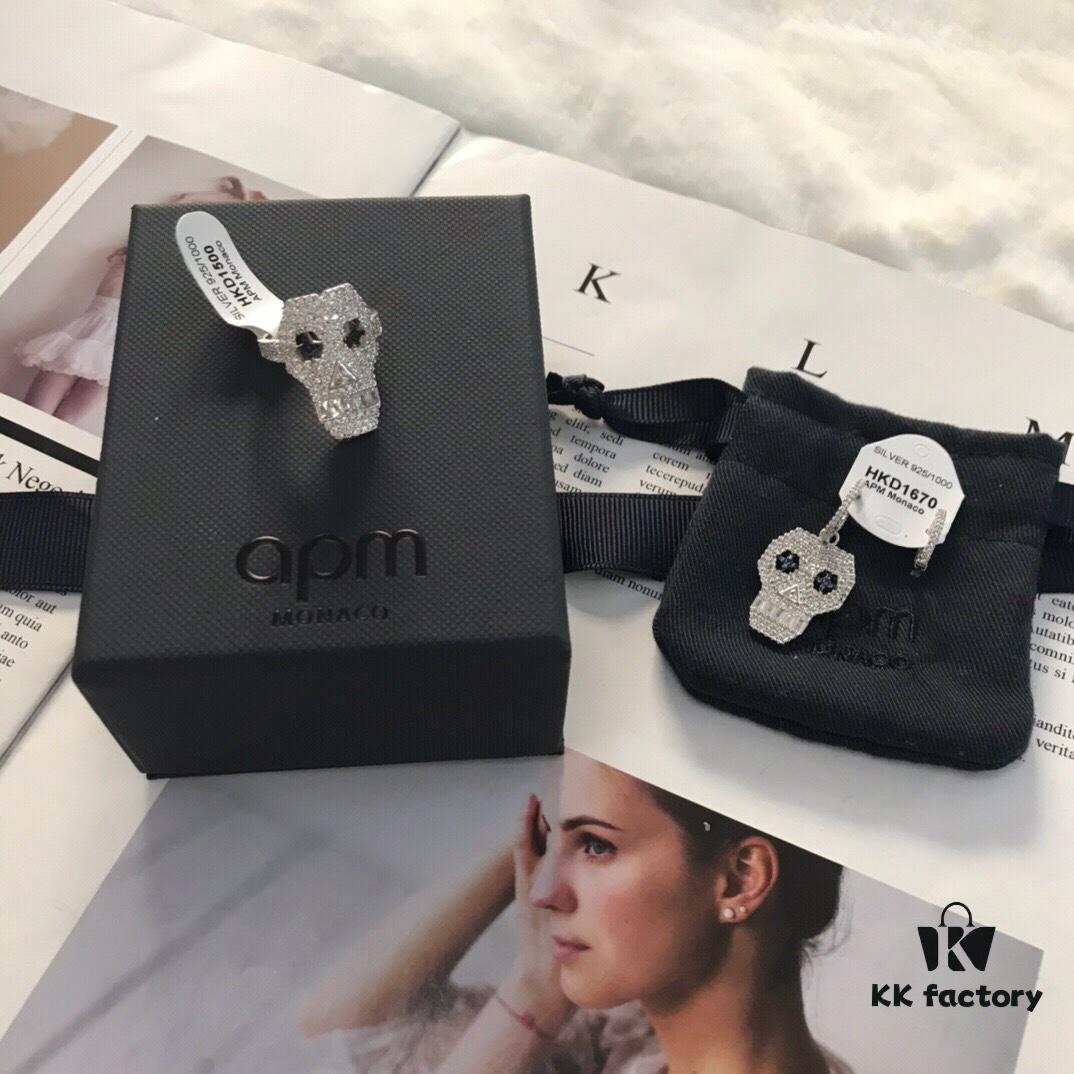 692feac099f2d84055c8cb9d APM Skeleton Ring and Earrings Set Original Collection Valentine's Day Recommended
