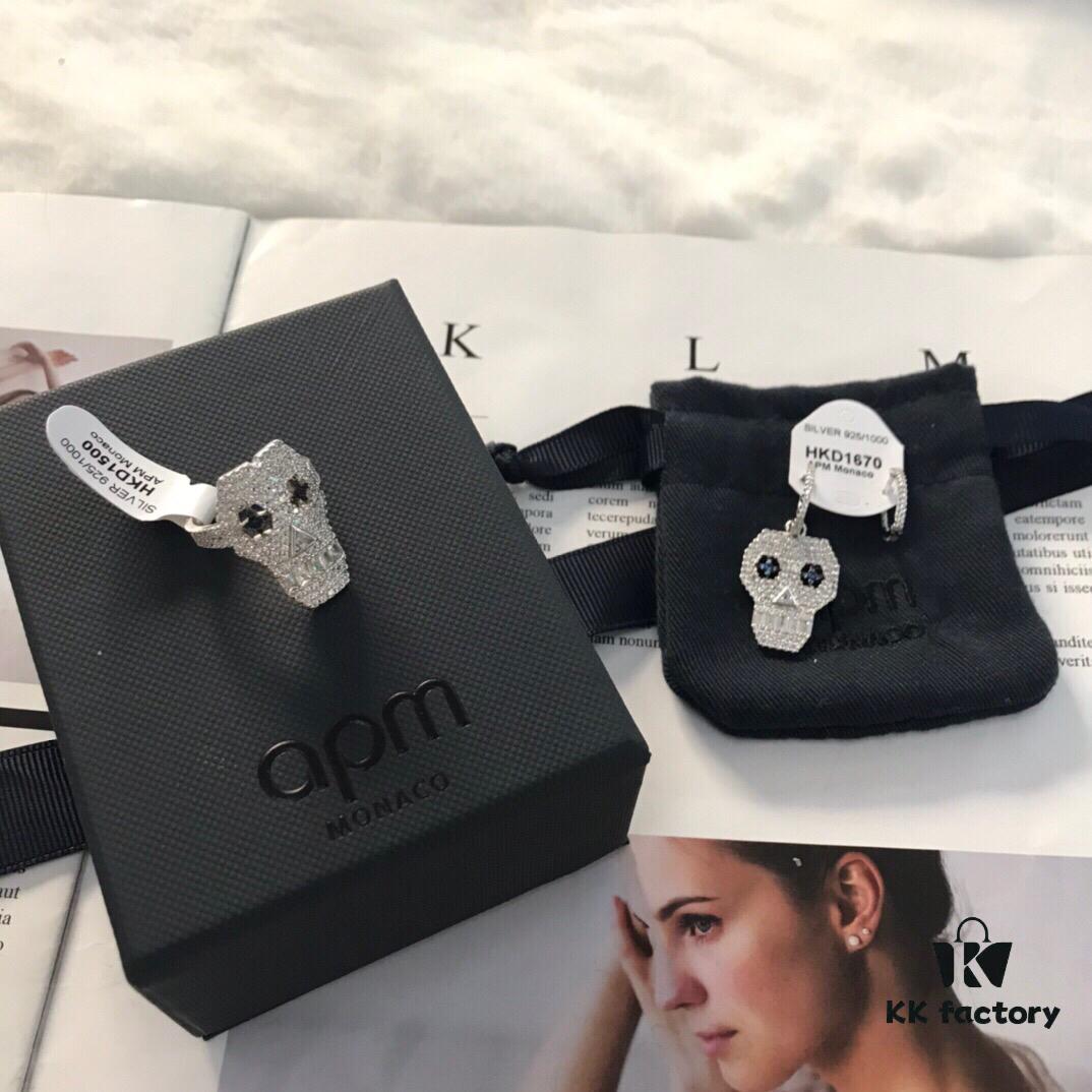 692feac299f2d84055c8cba0 APM Skeleton Ring and Earrings Set Original Collection Valentine's Day Recommended