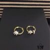 692feadd99f2d84055c8cbca APM Monaco Sliding Hoop Necklace and Stud Earrings
