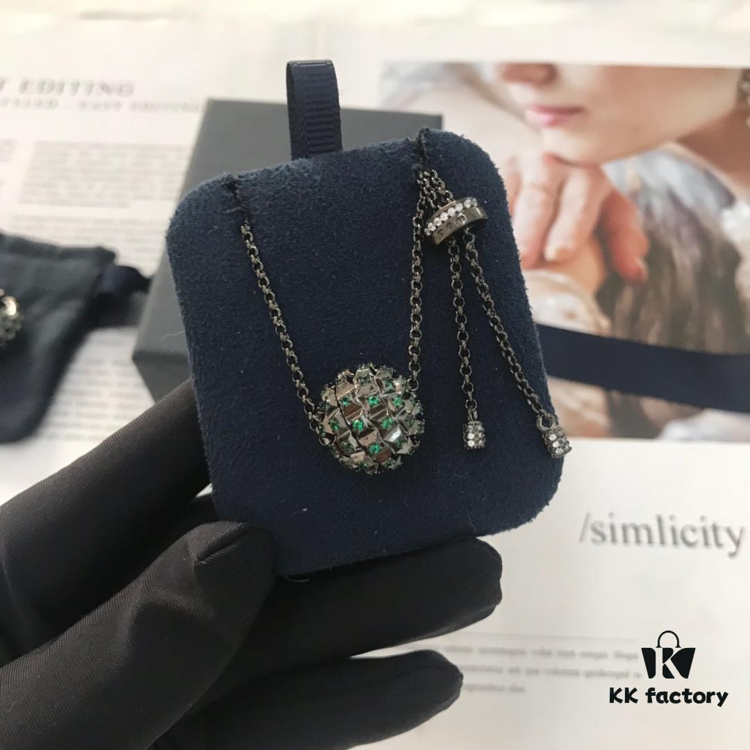 Original A Brand Monaco Gear Necklace and Earrings Set Newly Released