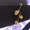 692feb0199f2d84055c8cc04 A's Monaco Golden Pin Earrings, December New Arrival