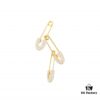 692feb0399f2d84055c8cc05 A's Monaco Golden Pin Earrings, December New Arrival