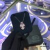 A Family Monaco Red Eye Large and Small Snake Head Necklace