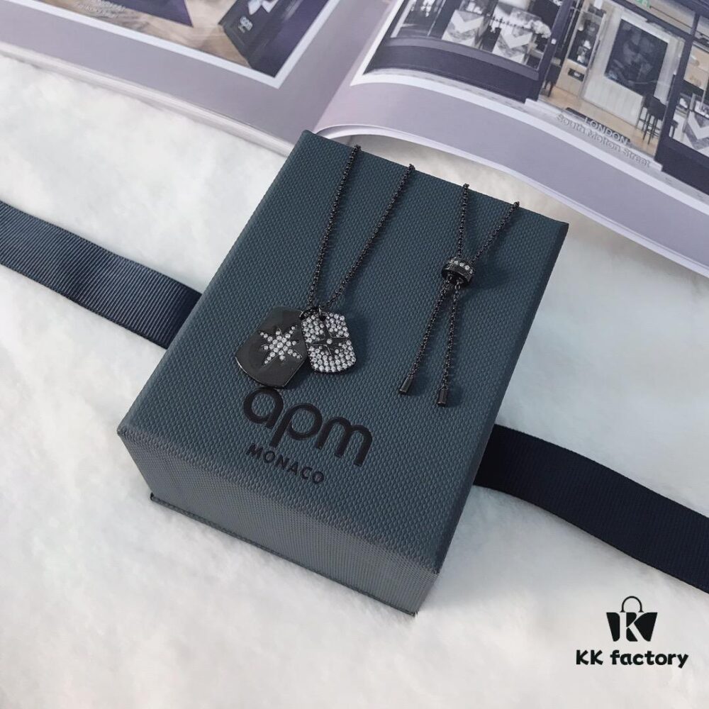 692feb1a99f2d84055c8cc27 A Brand Monaco Shiny Star-Inlaid Necklace with Multiple Pendants, Unisex Collar Chain and Sweater Chain