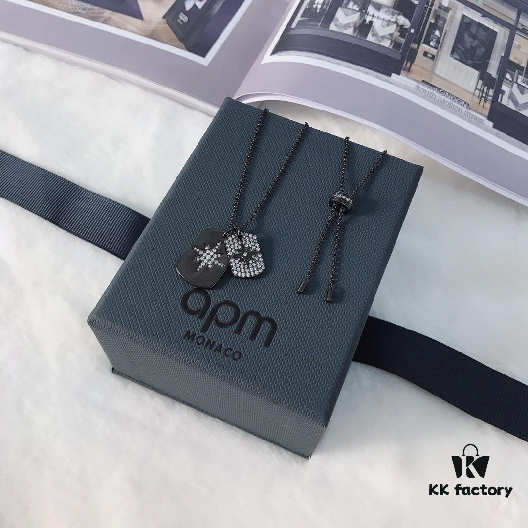 692feb1a99f2d84055c8cc27 A Brand Monaco Shiny Star-Inlaid Necklace with Multiple Pendants, Unisex Collar Chain and Sweater Chain