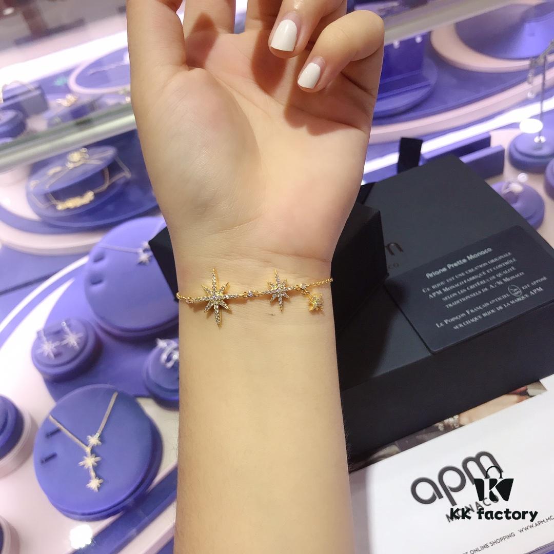 A Family Monaco Hexagram Bracelet, Retro and Versatile