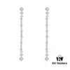 692feb3399f2d84055c8cc4d A Family Monaco Long Tassel Stud Earrings with Crystal Zirconia