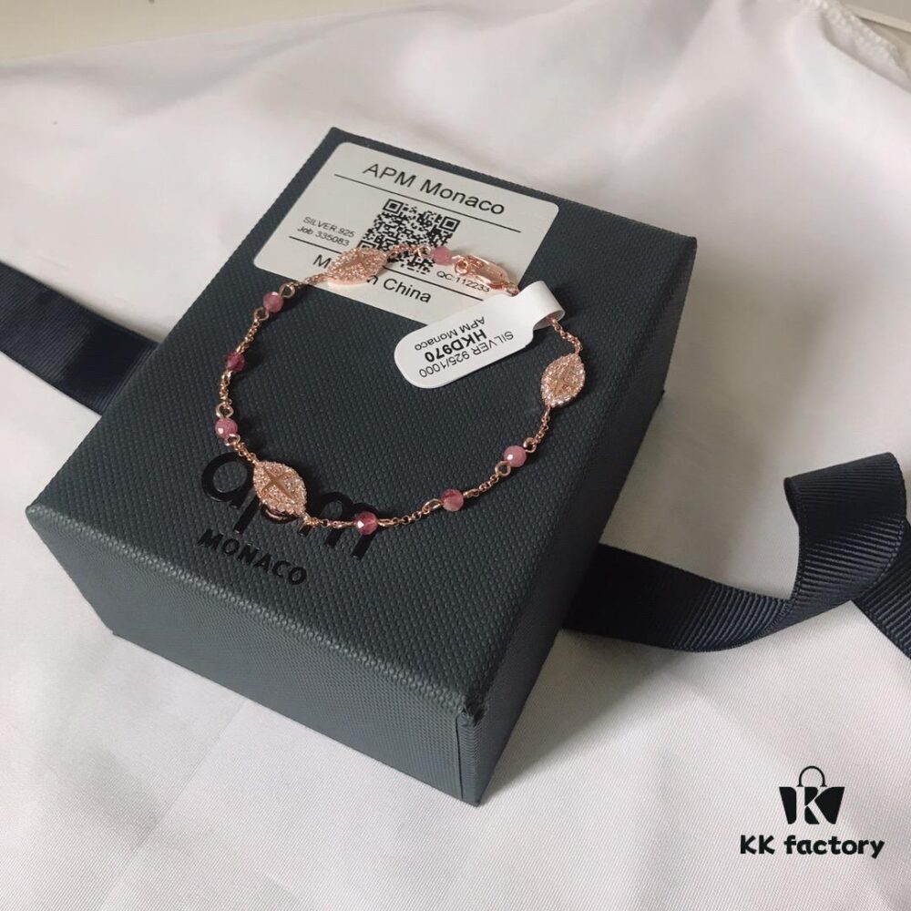 Original New Launch 💗 APM Monaco Bracelet for Women, Sweetheart Beaded Bracelet with Simple Design, Stylish Jewelry Gift for Girlfriend
