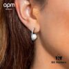 692feb3b99f2d84055c8cc5b December New Arrival 💗 A-Monaco Hoop Earrings with Ethereal Pearls for Women, Fashionable and Stylish Design Ear Studs