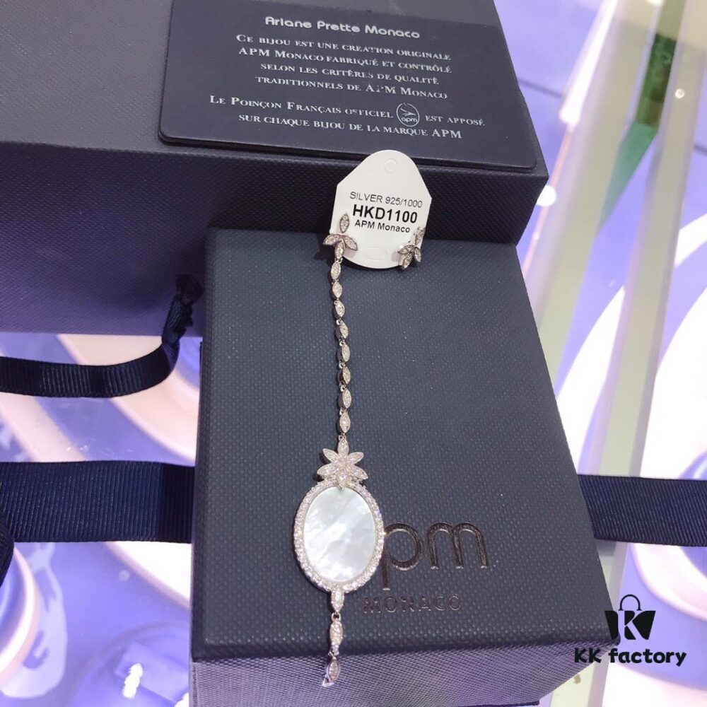 692feb3d99f2d84055c8cc5d December New Arrival A's Monaco Asymmetric Pearl White Shell Earrings