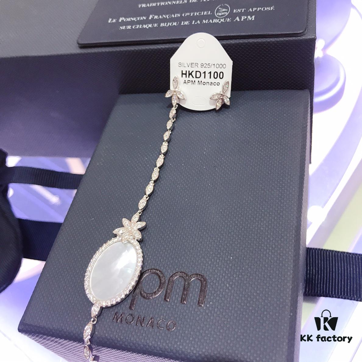 692feb3f99f2d84055c8cc62 December New Arrival A's Monaco Asymmetric Pearl White Shell Earrings