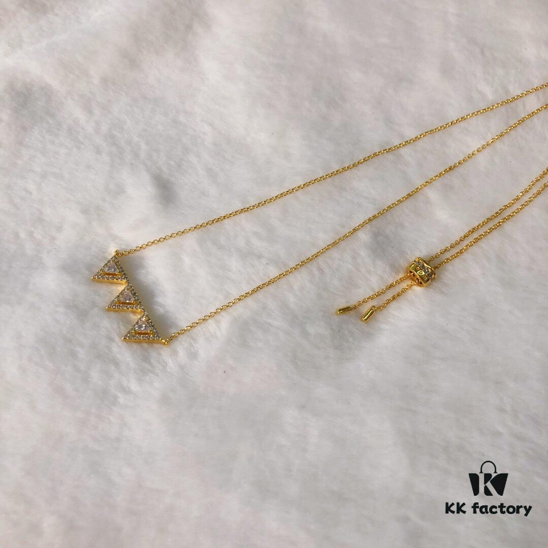 APM Monaco Triangle Necklace, Stylish and Minimalist Design, Perfect Gift Choice