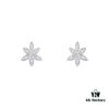 APM Monaco Elegant Minimalist Flower Stud Earrings for Women, Sophisticated and Stylish 2019 New Arrival Fashion Jewelry