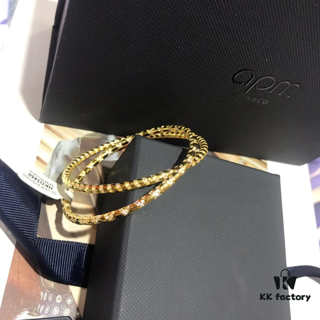 A Brand Monaco Interlocking Circle Bracelet, December New Arrival