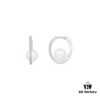 692feb6099f2d84055c8cc96 APM Monaco Circle Pearl Earrings for Women - Fashionable, Stylish, and Elegant Design Stud Hoop Earrings