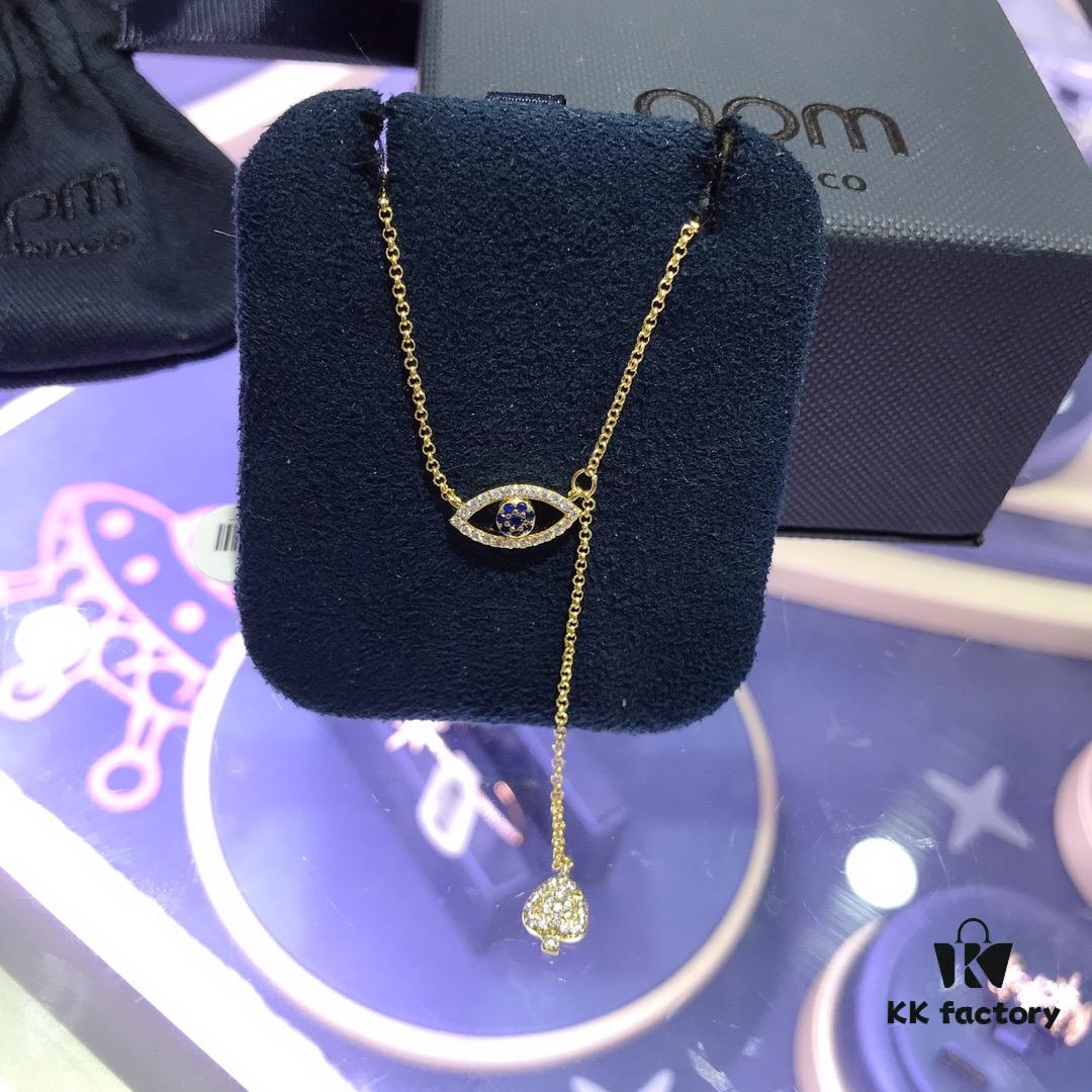 692feb7399f2d84055c8ccb5 APM Monaco Gold-Tone Lucky Evil Eye Necklace and Bracelet Set