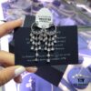 692feb7599f2d84055c8ccba APM Monaco Crystal-Encrusted Ringed Ruffle Necklace with Tassel Long Drop Earrings