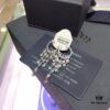 692feb7599f2d84055c8ccbb APM Monaco Crystal-Encrusted Ringed Ruffle Necklace with Tassel Long Drop Earrings