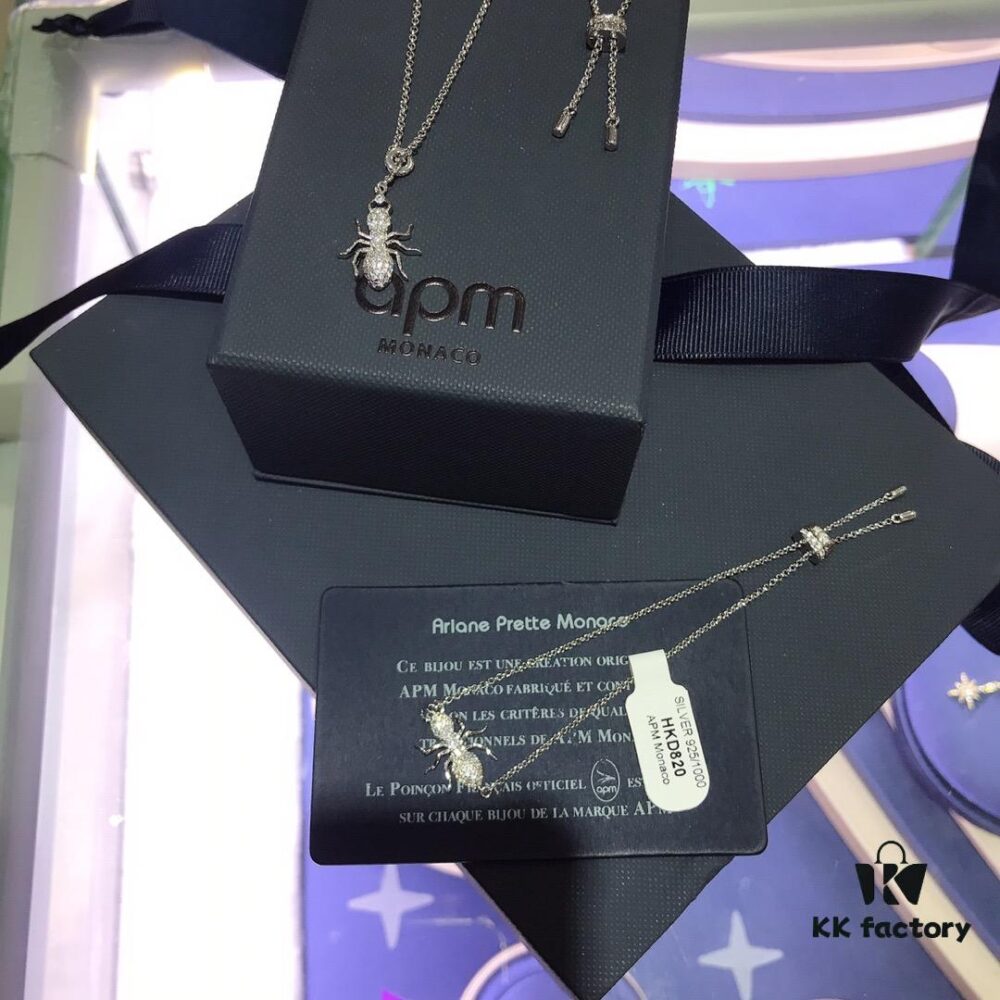 APM Monaco Spider Necklace and Bracelet Original Set