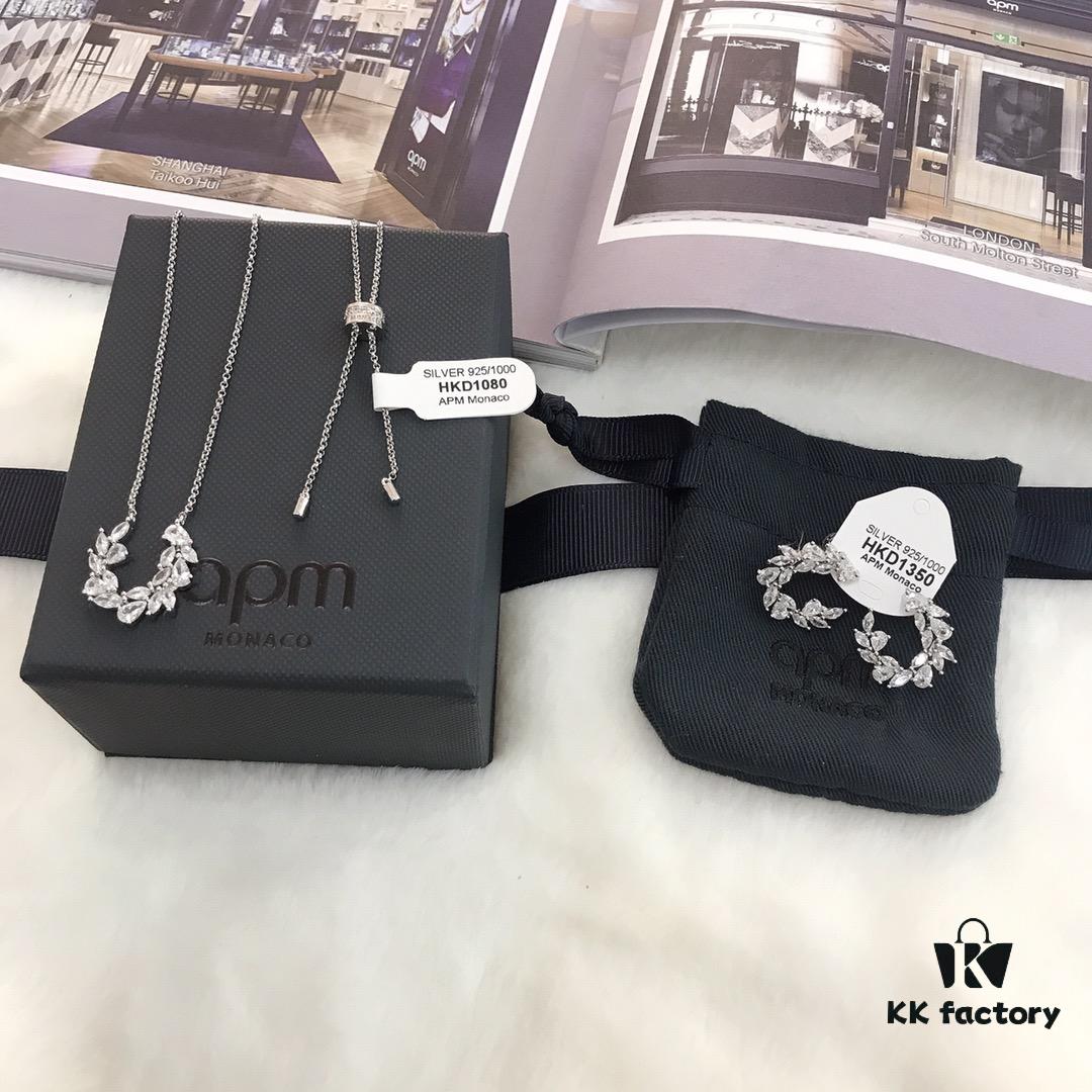 Newly Released Original Set 💗 APM Monaco Wheat Necklace and Earrings