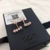 APM Monaco European and American Wave Pearl Stud Earrings, Stylish and Fashionable, Versatile Design