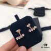 APM Monaco European and American Wave Pearl Stud Earrings, Stylish and Fashionable, Versatile Design