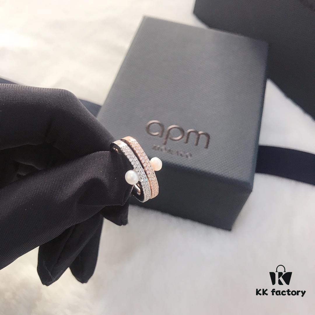 692febe199f2d84055c8cd64 APM Monaco Pearl Ring - Stylish and Versatile New Arrival for December