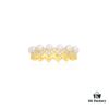 692febff99f2d84055c8cd8e APM Monaco Pearl Wave Ring, Vintage-Inspired Fashion Statement, Trendy and Versatile Jewelry for Women