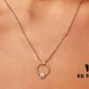 APM Monaco Sliding Hoop Necklace and Stud Earrings Set - New Original Collection 💗