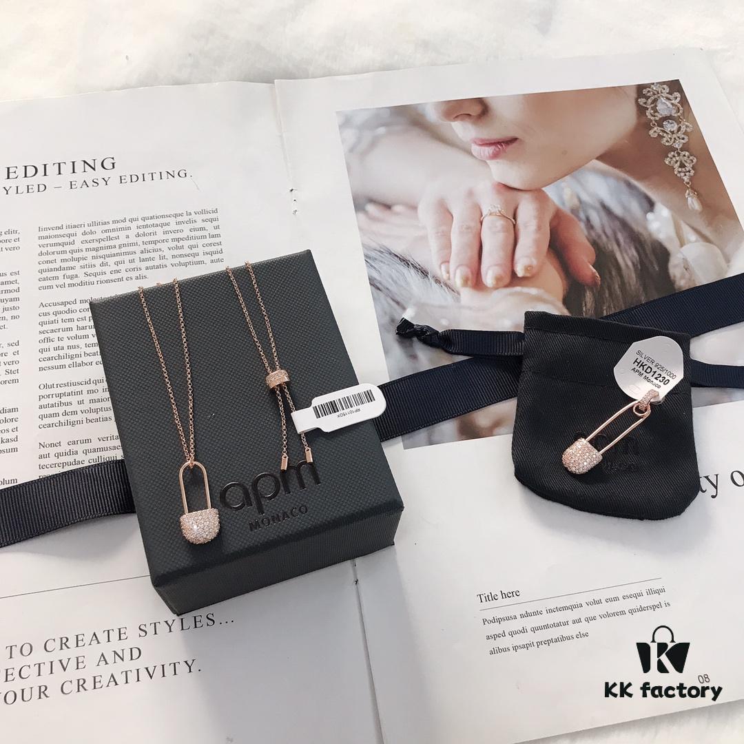 Original Launch 💗 APM Monaco Paperclip Necklace and Earrings