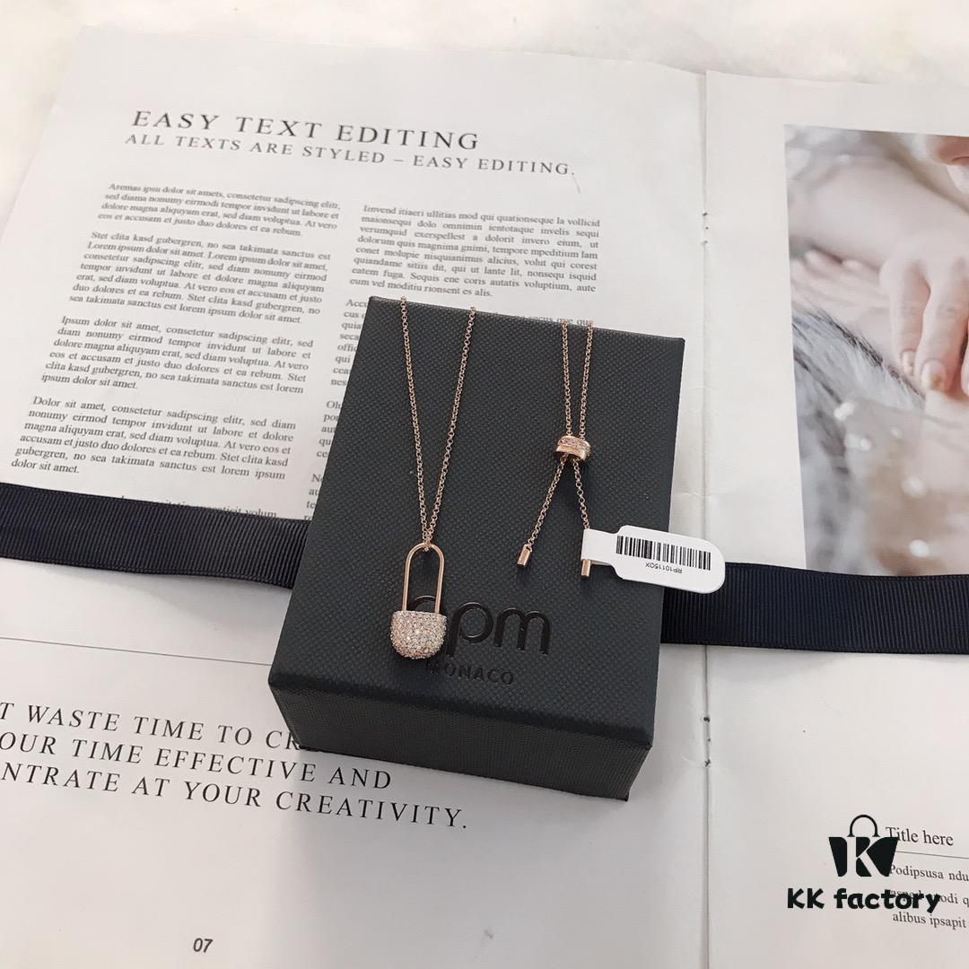Original Launch 💗 APM Monaco Paperclip Necklace and Earrings
