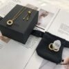 APM Monaco Hoop Necklace and Earrings Set