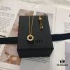 APM Monaco Hoop Necklace and Earrings Set