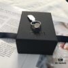 692fec2999f2d84055c8cde2 APM Monaco White Mother-of-Pearl Ring Original Set Newly Released