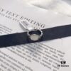 692fec2a99f2d84055c8cde3 APM Monaco White Mother-of-Pearl Ring Original Set Newly Released