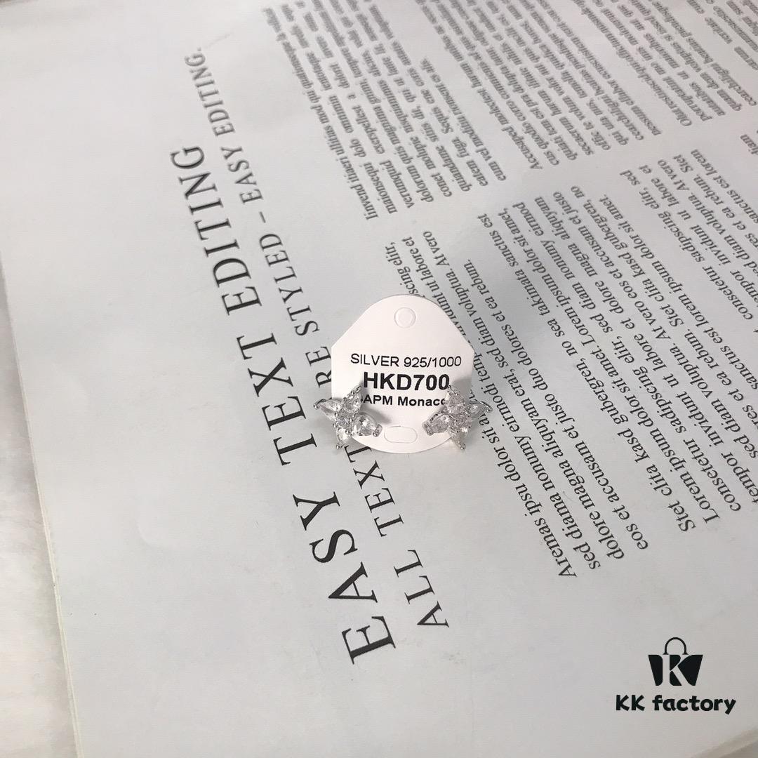 692fec3499f2d84055c8cdf1 APM Monaco Marquise Crystal Stud Earrings and Ring Set