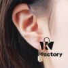 692fec3b99f2d84055c8ce01 APM Monaco Pin Stud Earrings, Fashionable and Minimalist Design, Elegant and Versatile Small Exquisite Women's Style