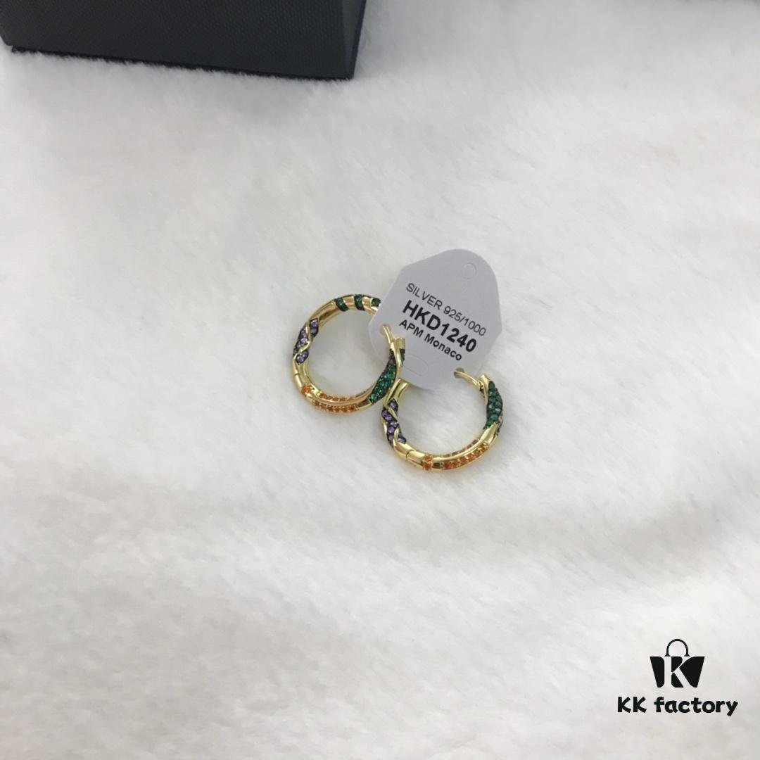 692fec5099f2d84055c8ce36 APM Monaco Colorful Tribal Earrings, Stylish and Fashionable Women's Everyday Wear