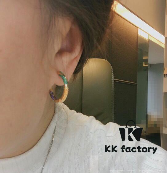 692fec5199f2d84055c8ce39 APM Monaco Colorful Tribal Earrings, Stylish and Fashionable Women's Everyday Wear