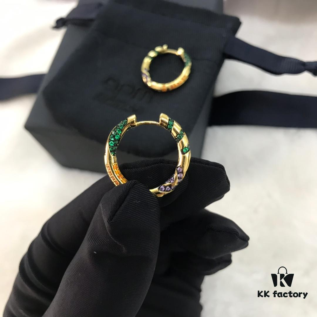 692fec5599f2d84055c8ce3e APM Monaco Colorful Tribal Earrings, Stylish and Fashionable Women's Everyday Wear