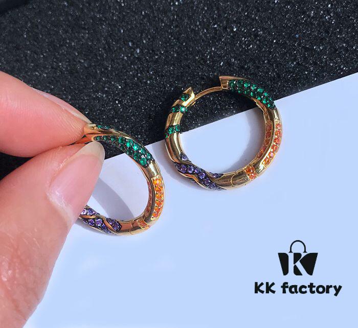 692fec5c99f2d84055c8ce49 APM Monaco Colorful Tribal Earrings, Stylish and Fashionable Women's Everyday Wear