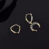 692fec5f99f2d84055c8ce4e APM Monaco Colorful Tribal Asymmetric Earrings, Stylish and Trendy, Versatile Fashion Statement Piece