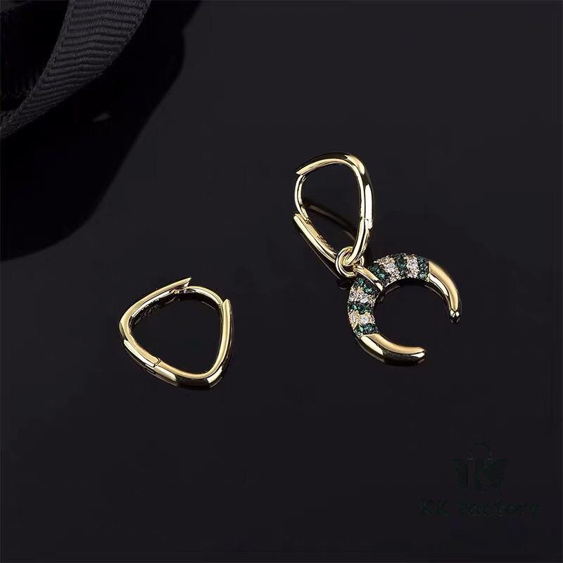 692fec5f99f2d84055c8ce4e APM Monaco Colorful Tribal Asymmetric Earrings, Stylish and Trendy, Versatile Fashion Statement Piece