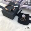 APM Monaco Mother-of-Pearl Bracelet and Earrings Set
