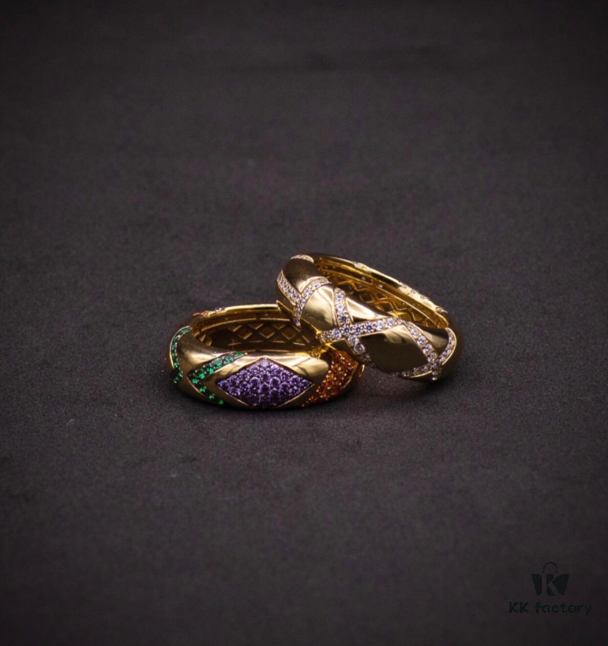 692fec7599f2d84055c8ce79 APM Monaco Colorful Tribal Ring, Stylish and Fashionable Multi-match Design for Women