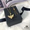 APM Monaco Bee Necklace and Stud Earrings – Original Set, New Release, Stylish and Trendy, Vintage INS Fashion, Versatile Design