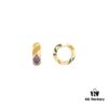 APM Monaco Colorful Small Earrings for Women, Stylish and Elegant Geometric Design, Delicate Hoop Earrings