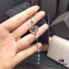 692fec9b99f2d84055c8cedb APM Monaco Single Heart Turquoise Earring - Stylish and Trendy Fashion Accessory