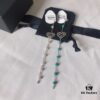 692fec9c99f2d84055c8cedf APM Monaco Single Heart Turquoise Earring - Stylish and Trendy Fashion Accessory