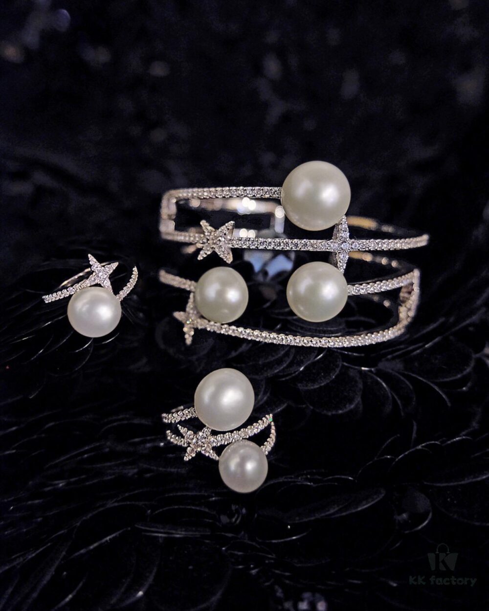 APM Multi-line Pearl Bracelet